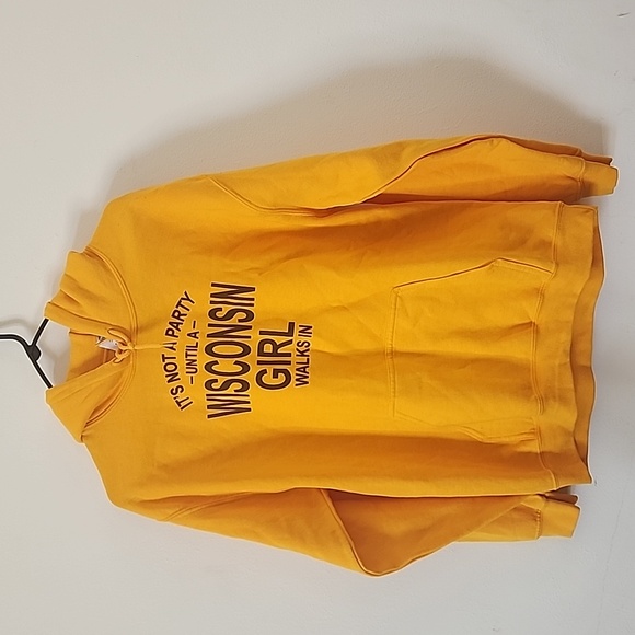 Yellow Hoodie Sweater - Picture 1 of 3